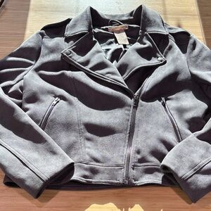 Philosophy Gray Asymmetrical Jacket